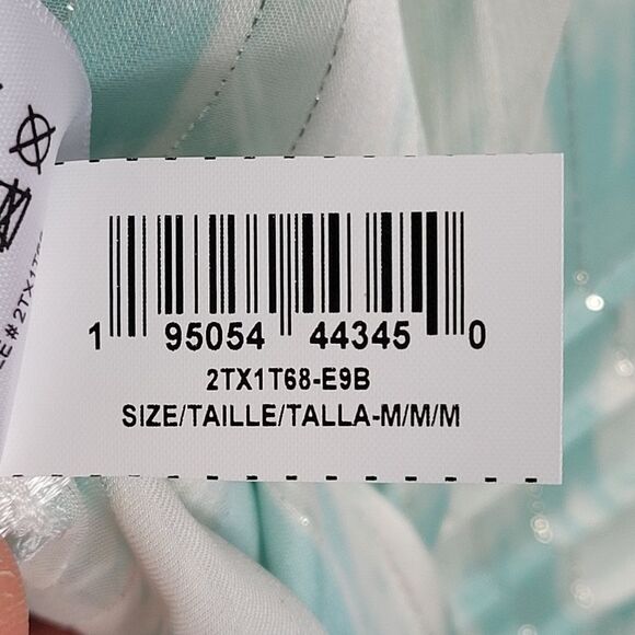 BCBGMAXAZRIA Printed Long‎ Sleeve Blouse SIZE MEDIUM - Picture 14 of 16